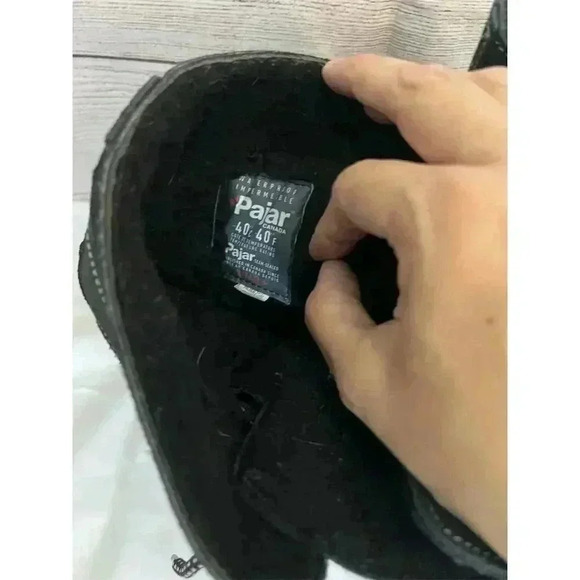 Pajar Men's Leroy Waterproof Black Snow Boots Size 8 Winter Casual - Picture 3 of 8